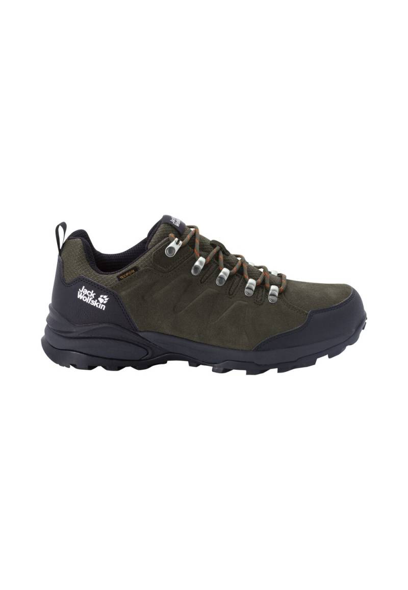 Jack Wolfskin Wasserdichte Wanderschuhe Herren Refugio Texapore Low Men 40 khaki / phantom Khaki / Phantom von Jack Wolfskin