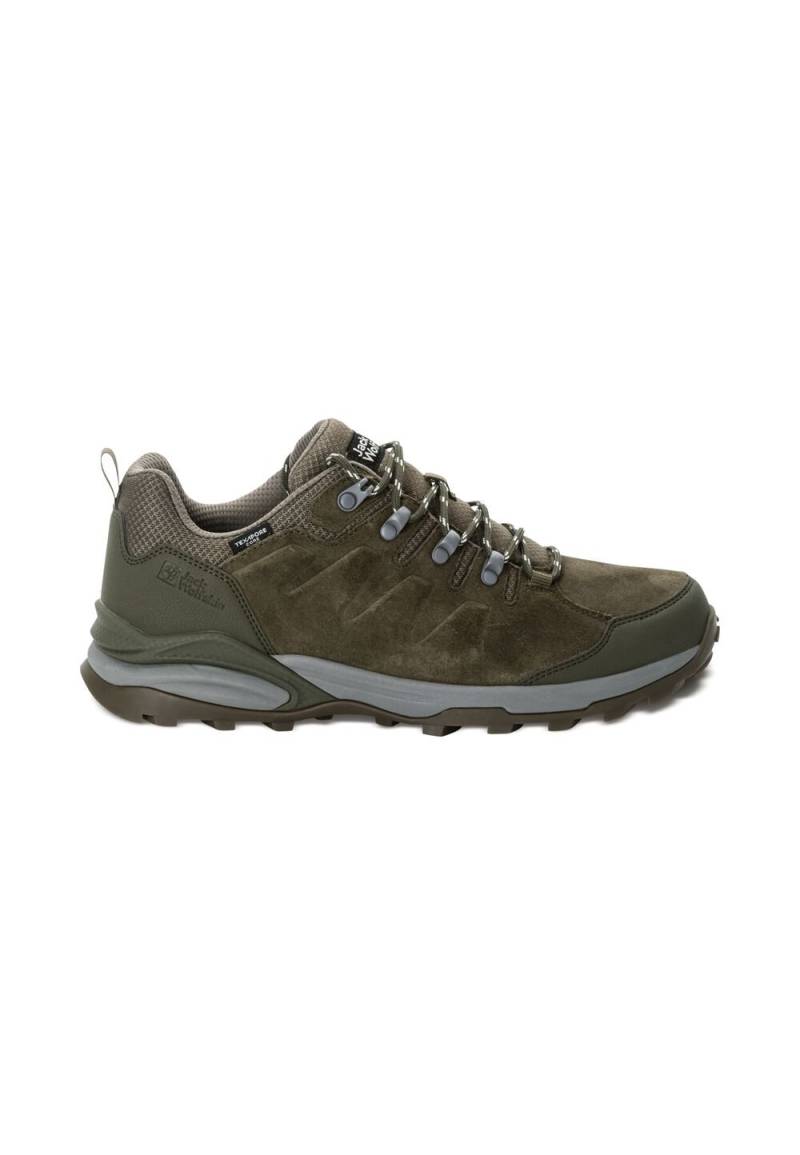 Jack Wolfskin Wasserdichte Wanderschuhe Herren Refugio Texapore Low Men 40.5 cold coffee cold coffee von Jack Wolfskin