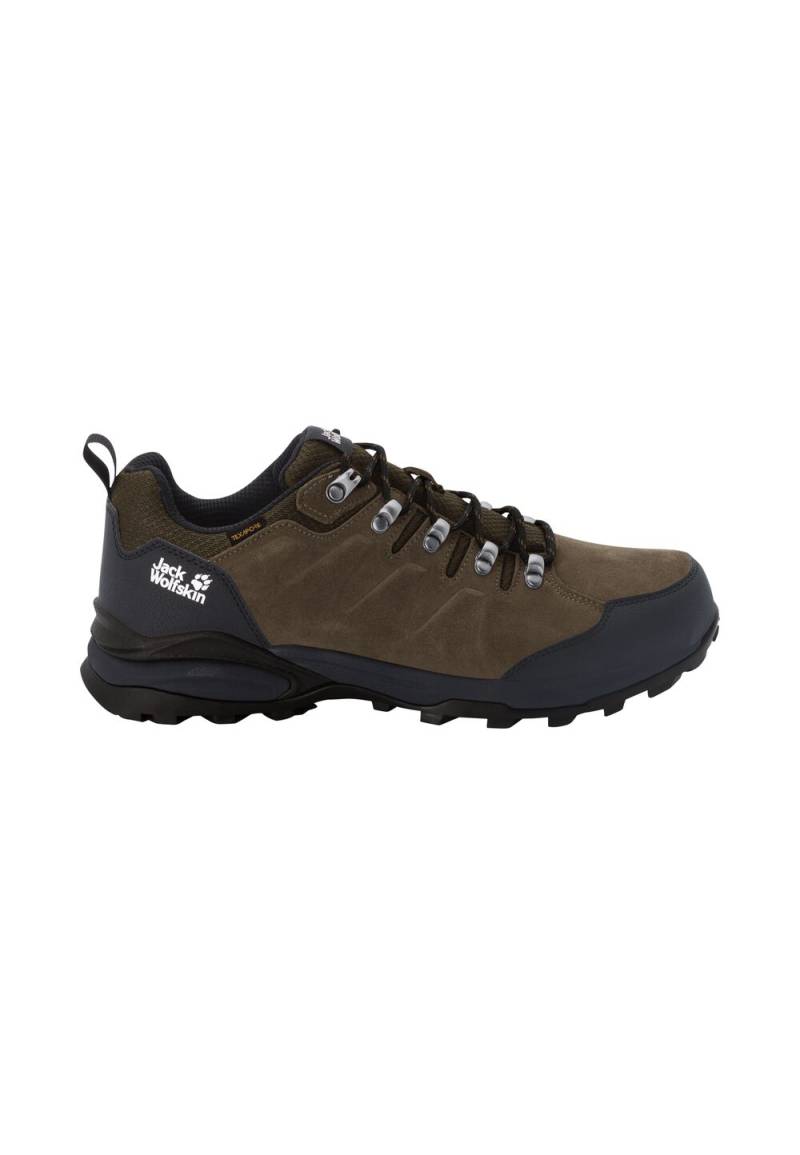 Jack Wolfskin Wasserdichte Wanderschuhe Herren Refugio Texapore Low Men 43 brown / phantom Brown / Phantom von Jack Wolfskin