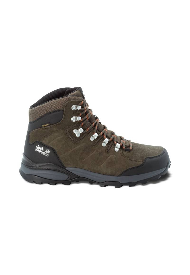 Jack Wolfskin Wasserdichte Wanderschuhe Herren Refugio Texapore Mid Men 40 khaki / phantom Khaki / Phantom von Jack Wolfskin