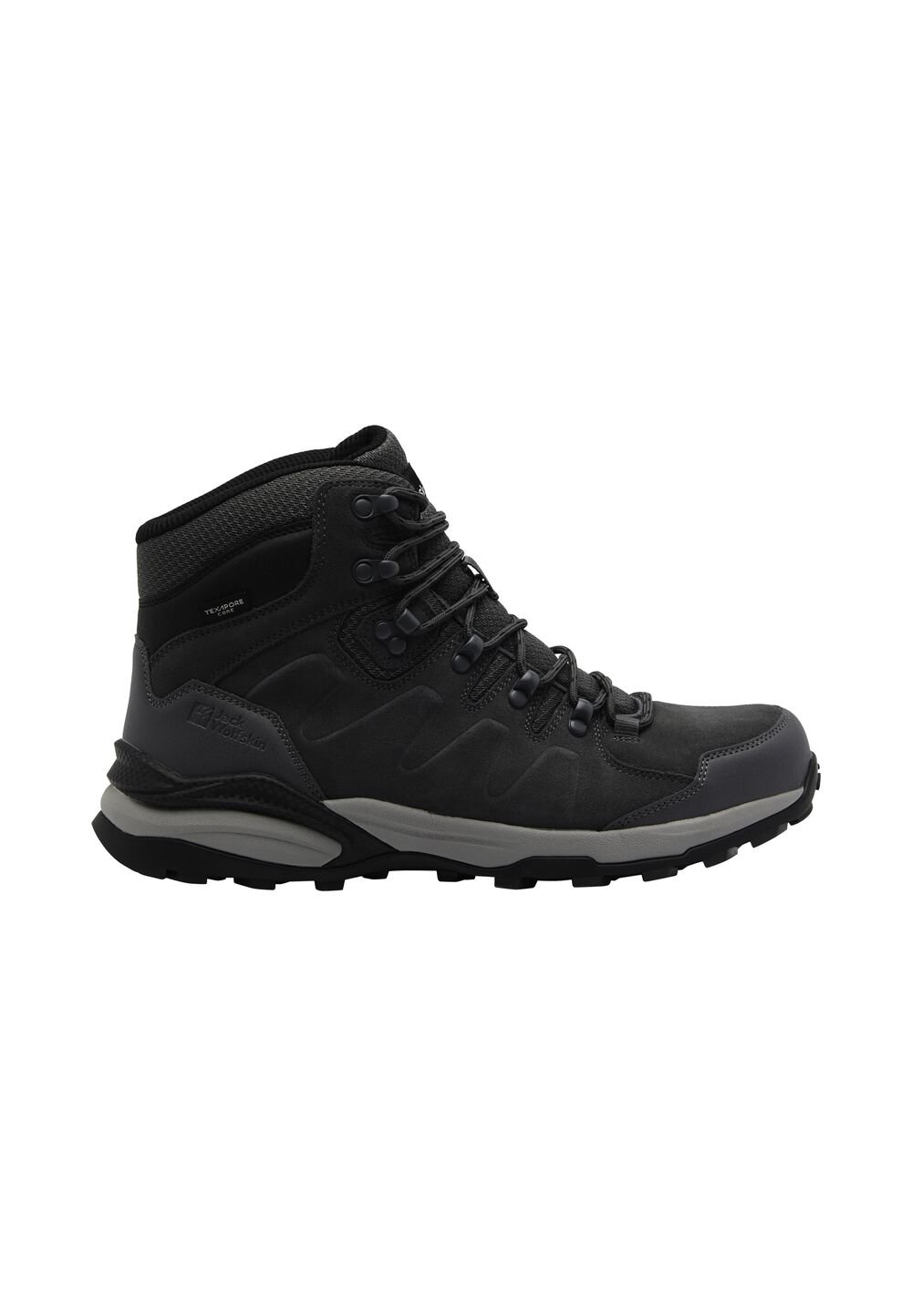 Jack Wolfskin Wasserdichte Wanderschuhe Herren Refugio Texapore Mid Men 41 slate slate von Jack Wolfskin