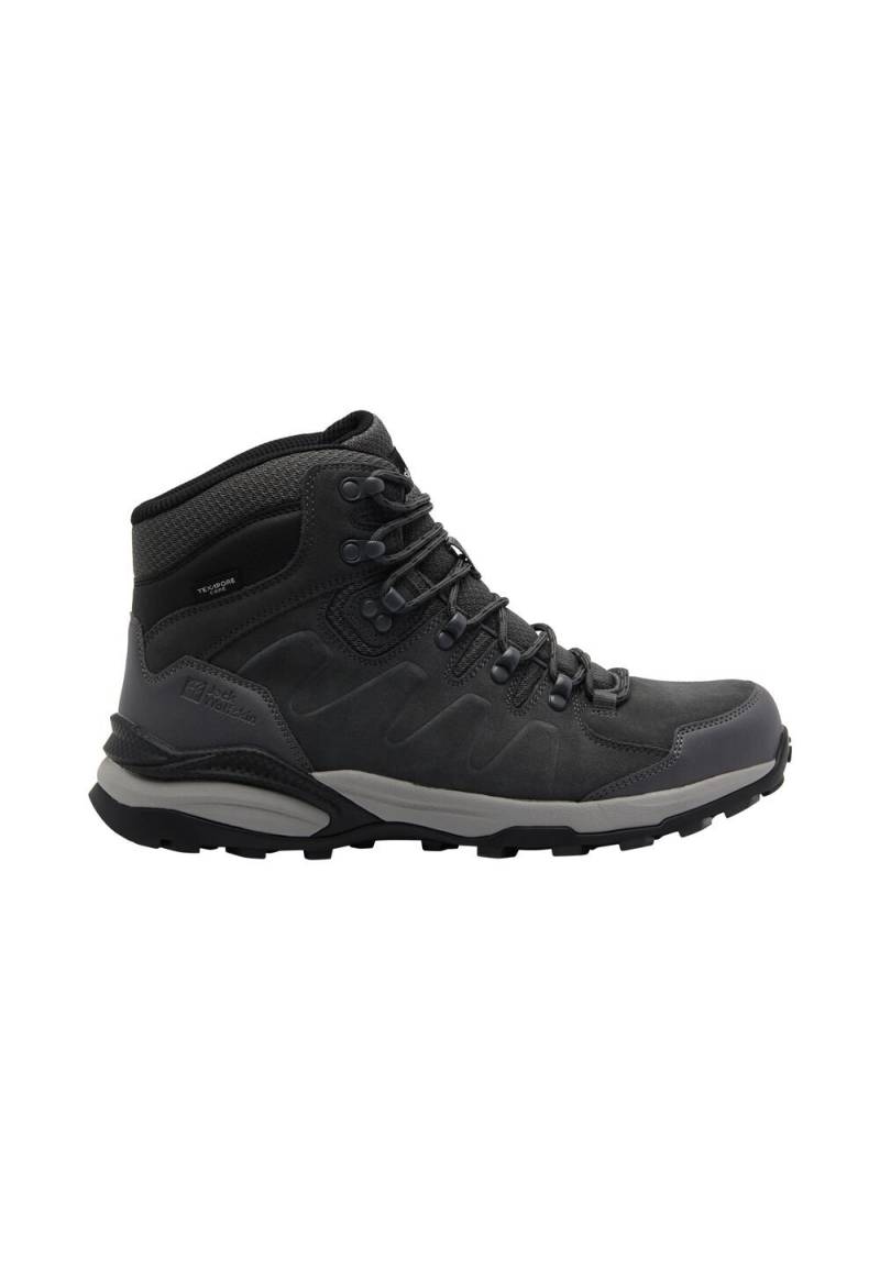 Jack Wolfskin Wasserdichte Wanderschuhe Herren Refugio Texapore Mid Men 46 slate slate von Jack Wolfskin