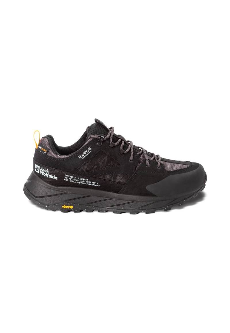 Jack Wolfskin Wasserdichte Wanderschuhe Herren Terraquest Texapore Low Men 39.5 schwarz black von Jack Wolfskin