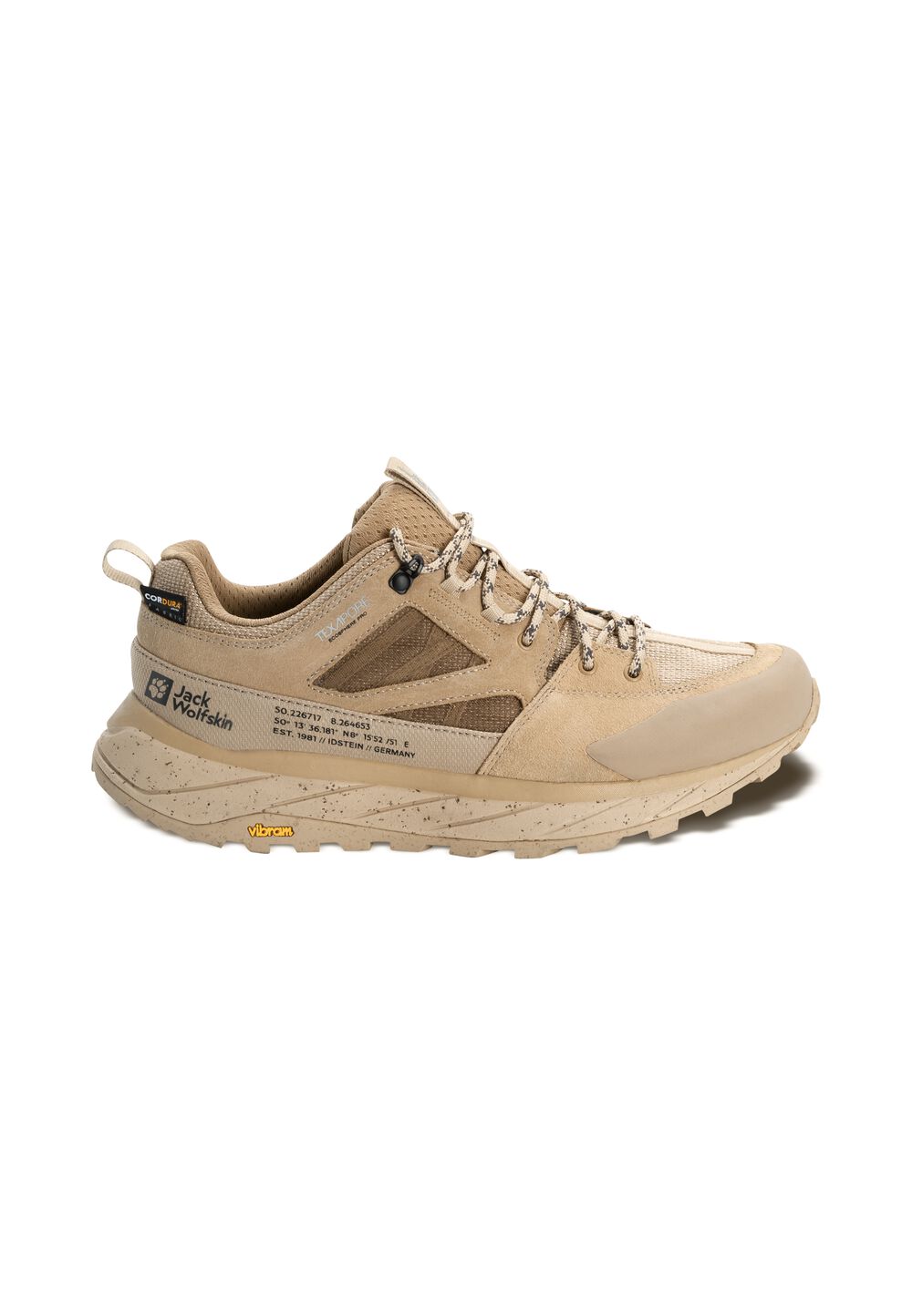 Jack Wolfskin Wasserdichte Wanderschuhe Herren Terraquest Texapore Low Men 44 sand storm sand storm von Jack Wolfskin