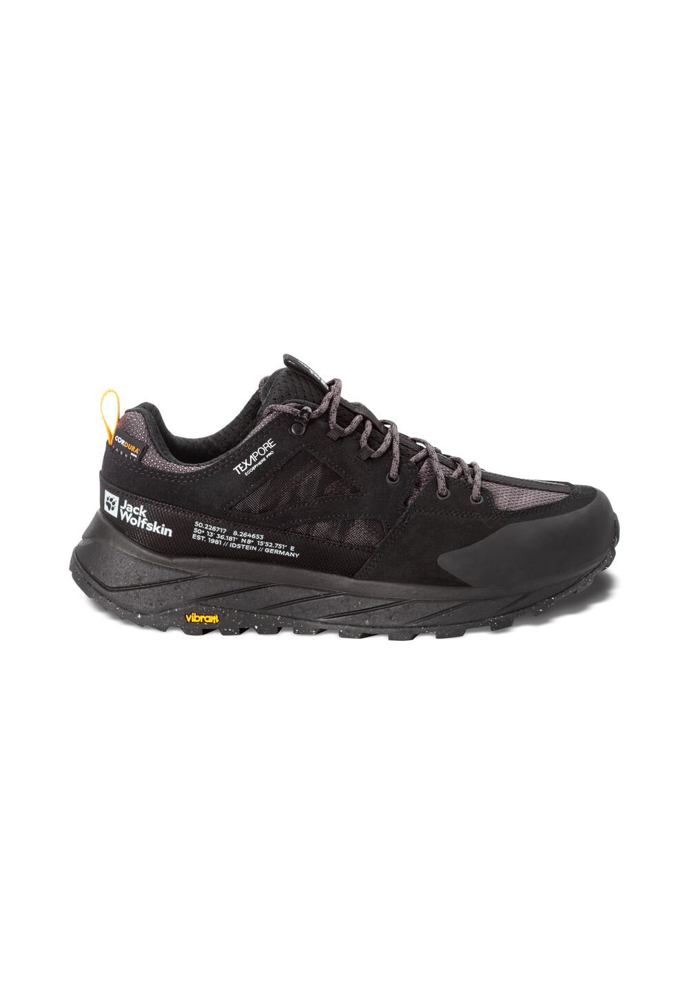 Jack Wolfskin Wasserdichte Wanderschuhe Herren Terraquest Texapore Low Men 45.5 black black von Jack Wolfskin