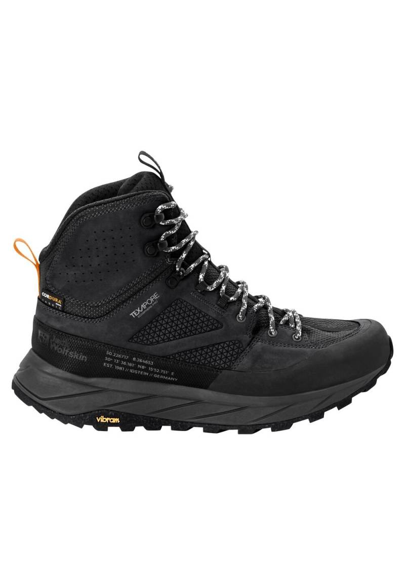 Jack Wolfskin Wasserdichte Wanderschuhe Herren Terraquest Texapore Mid Men 40 black black von Jack Wolfskin