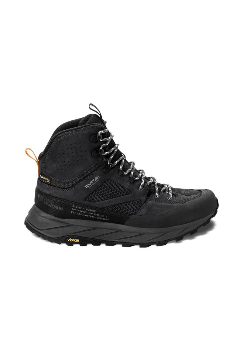 Jack Wolfskin Wasserdichte Wanderschuhe Herren Terraquest Texapore Mid Men 40.5 schwarz black von Jack Wolfskin