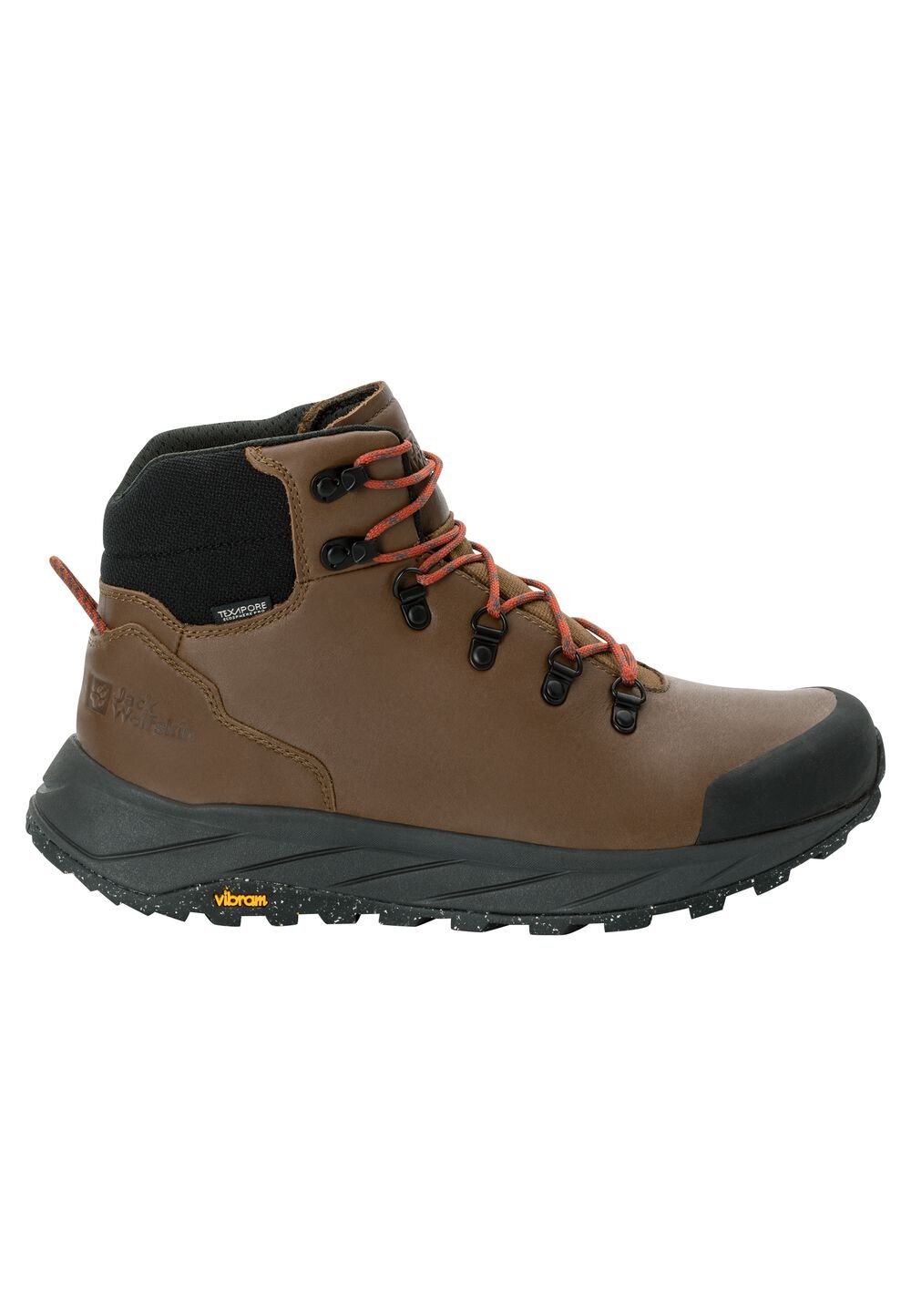 Jack Wolfskin Wasserdichte Wanderschuhe Herren Terraquest X Texapore Mid Men 45.5 braun earth brown von Jack Wolfskin