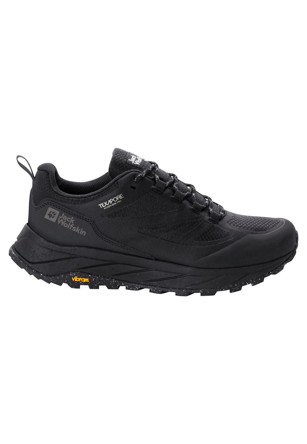 Jack Wolfskin Wasserdichte Wanderschuhe Herren Terraventure Texapore Low Men 40.5 schwarz black / black von Jack Wolfskin