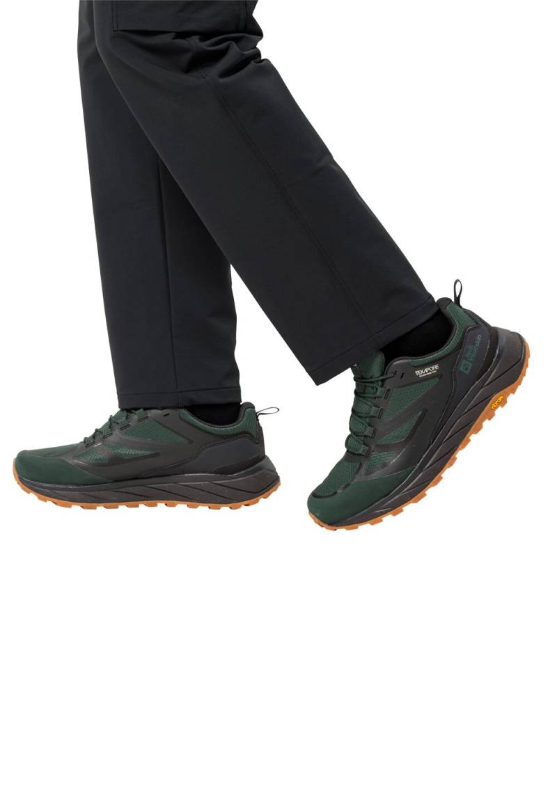 Jack Wolfskin Wasserdichte Wanderschuhe Herren Terraventure Texapore Low Men 41 black olive black olive von Jack Wolfskin