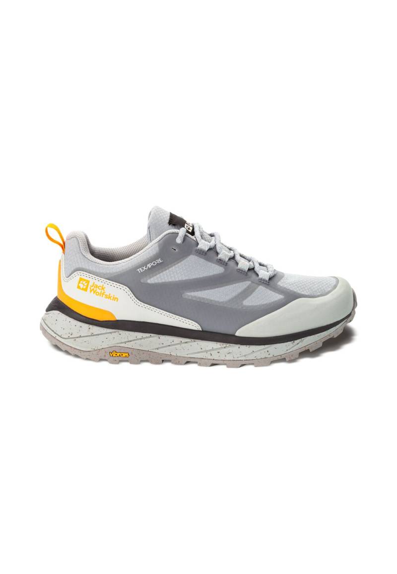 Jack Wolfskin Wasserdichte Wanderschuhe Herren Terraventure Texapore Low Men 45 silver grey Silver Grey von Jack Wolfskin