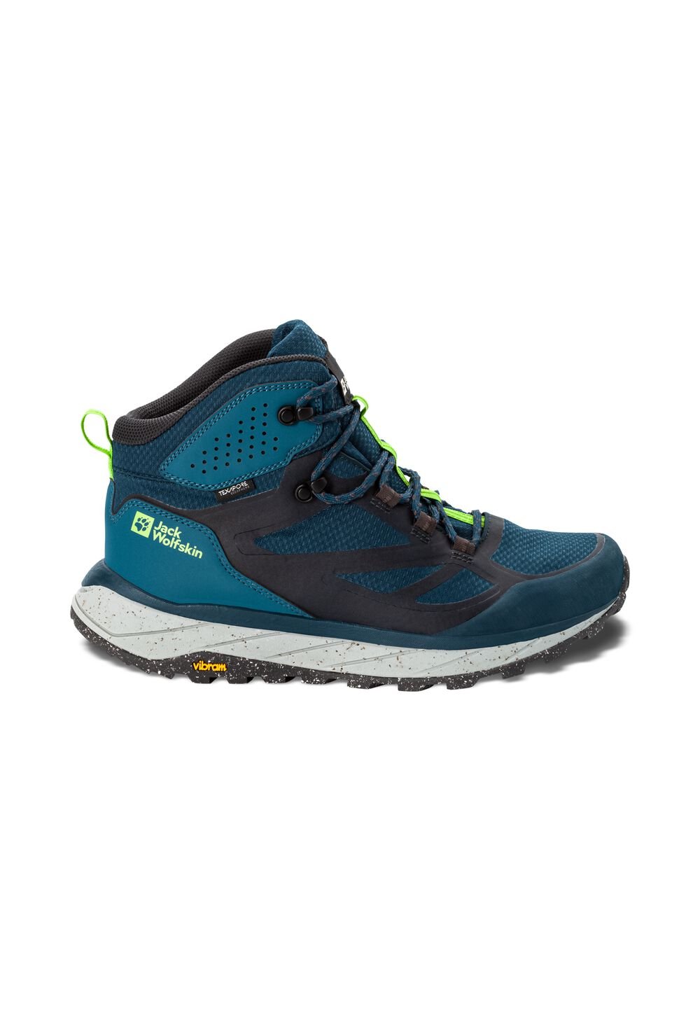 Jack Wolfskin Wasserdichte Wanderschuhe Herren Terraventure Texapore Mid Men 40 dark sea dark sea von Jack Wolfskin