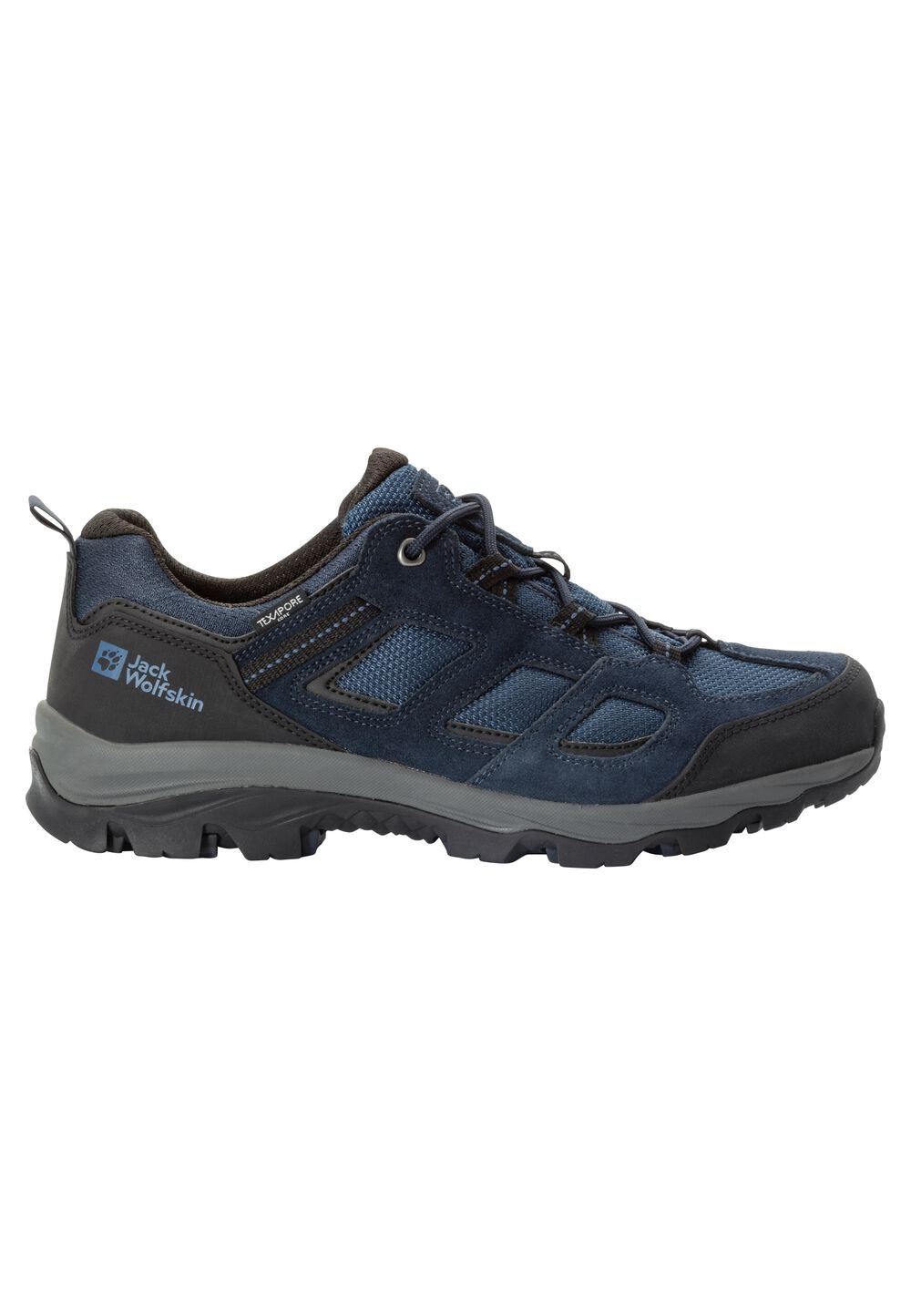 Jack Wolfskin Wasserdichte Wanderschuhe Herren Vojo 3 Texapore Low Men 45.5 blau night blue von Jack Wolfskin