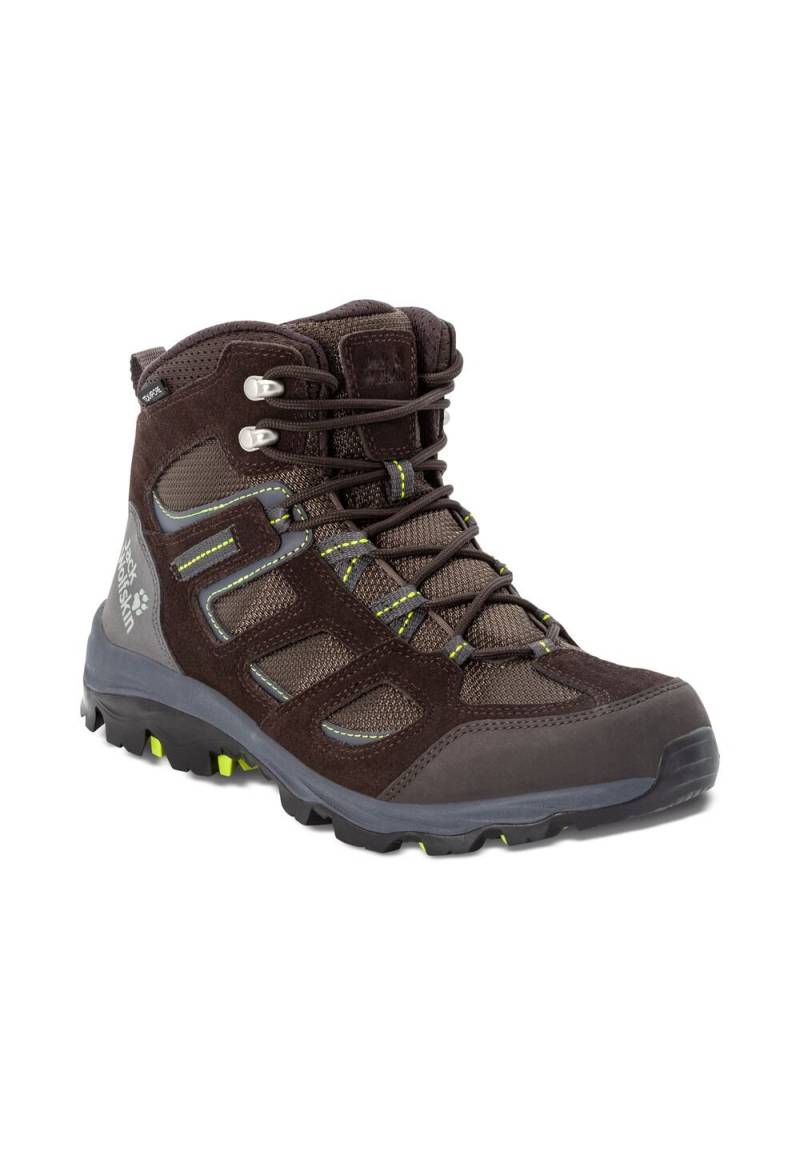 Jack Wolfskin Wasserdichte Wanderschuhe Herren Vojo 3 Texapore Mid Men 39.5 dark brown / lime dark brown / lime von Jack Wolfskin