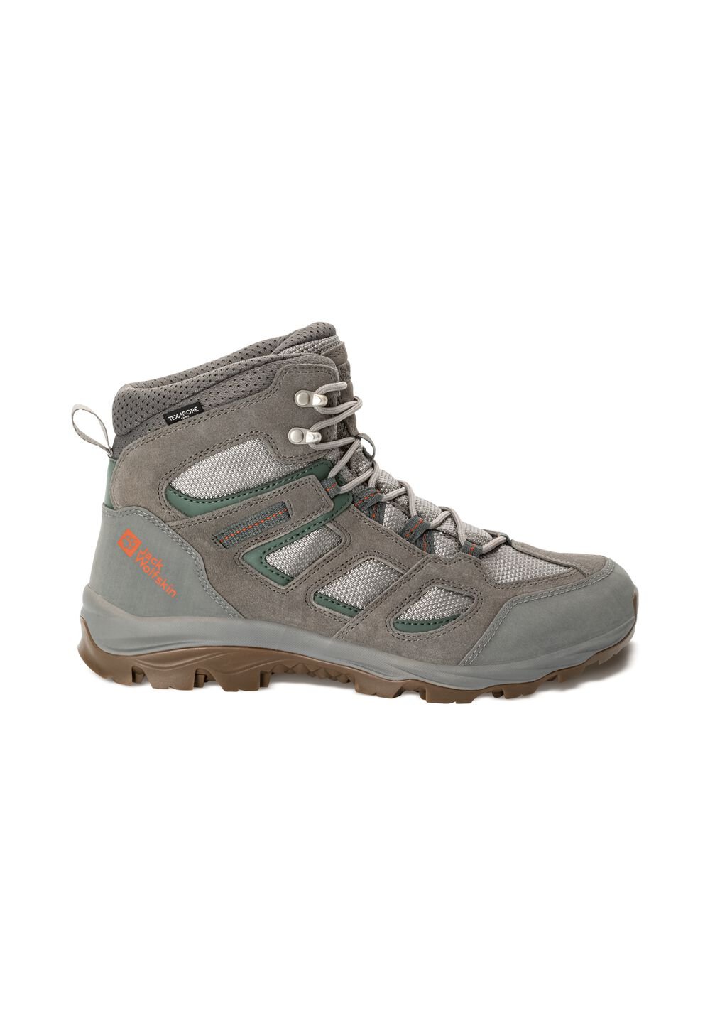 Jack Wolfskin Wasserdichte Wanderschuhe Herren Vojo 3 Texapore Mid Men 41 grau smokey grey von Jack Wolfskin