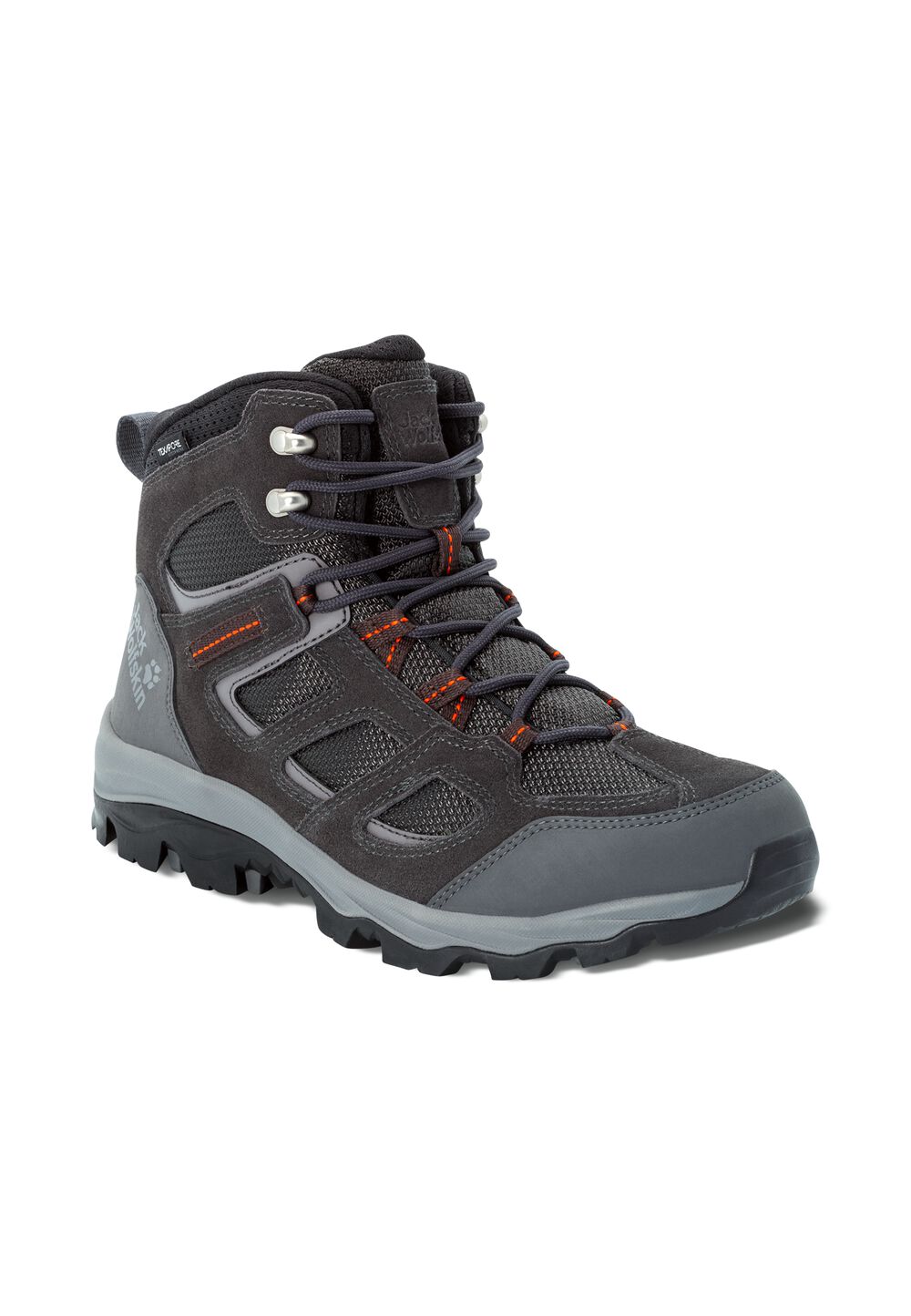 Jack Wolfskin Wasserdichte Wanderschuhe Herren Vojo 3 Texapore Mid Men 49 grey / orange grey / orange von Jack Wolfskin