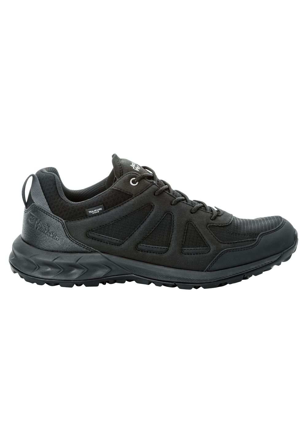 Jack Wolfskin Wasserdichte Wanderschuhe Herren Woodland 2 Texapore Low Men 39.5 black black von Jack Wolfskin