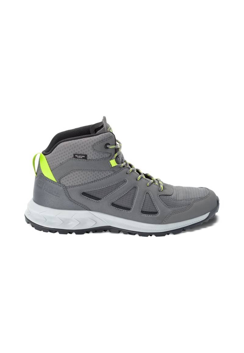 Jack Wolfskin Wasserdichte Wanderschuhe Herren Woodland 2 Texapore Mid Men 40 grau pebble grey von Jack Wolfskin