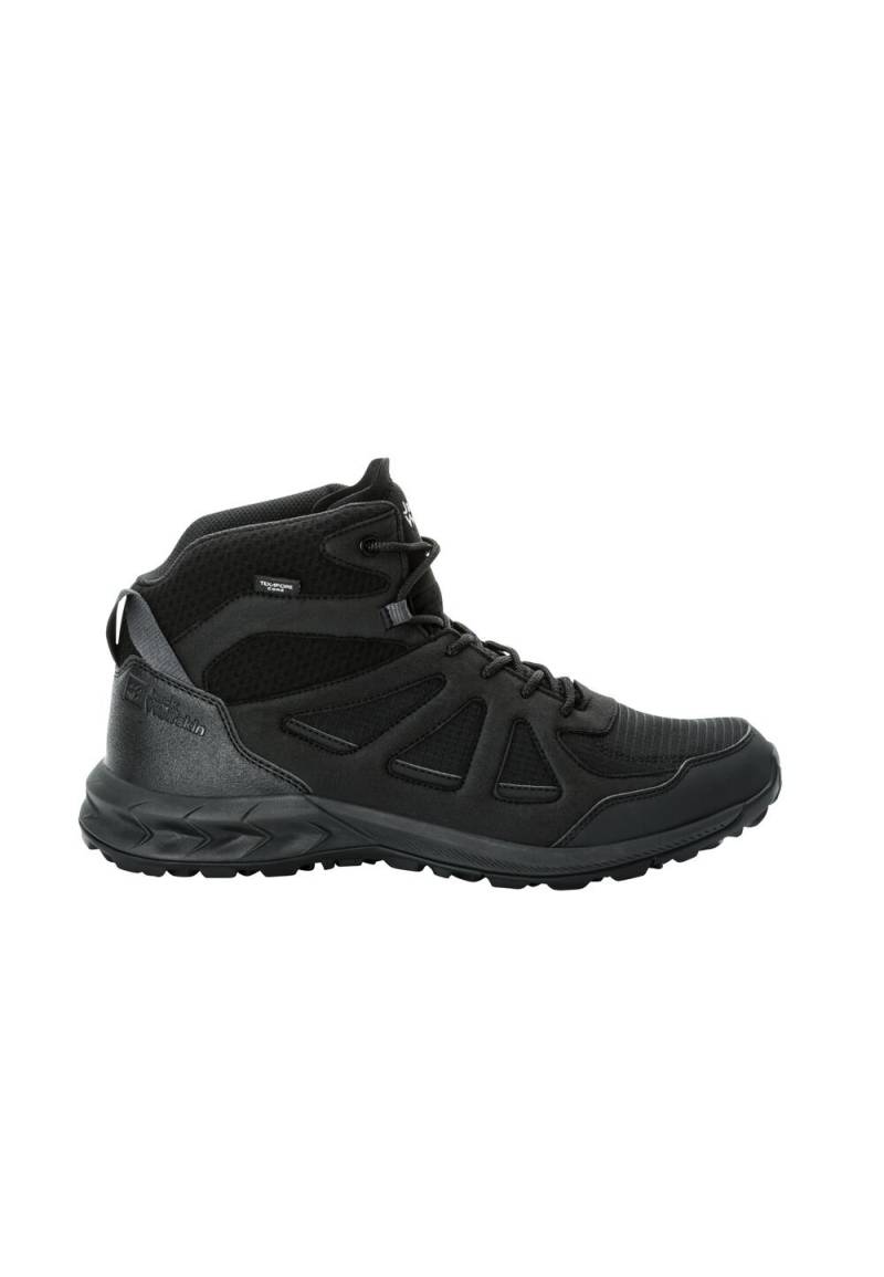 Jack Wolfskin Wasserdichte Wanderschuhe Herren Woodland 2 Texapore Mid Men 45 black black von Jack Wolfskin