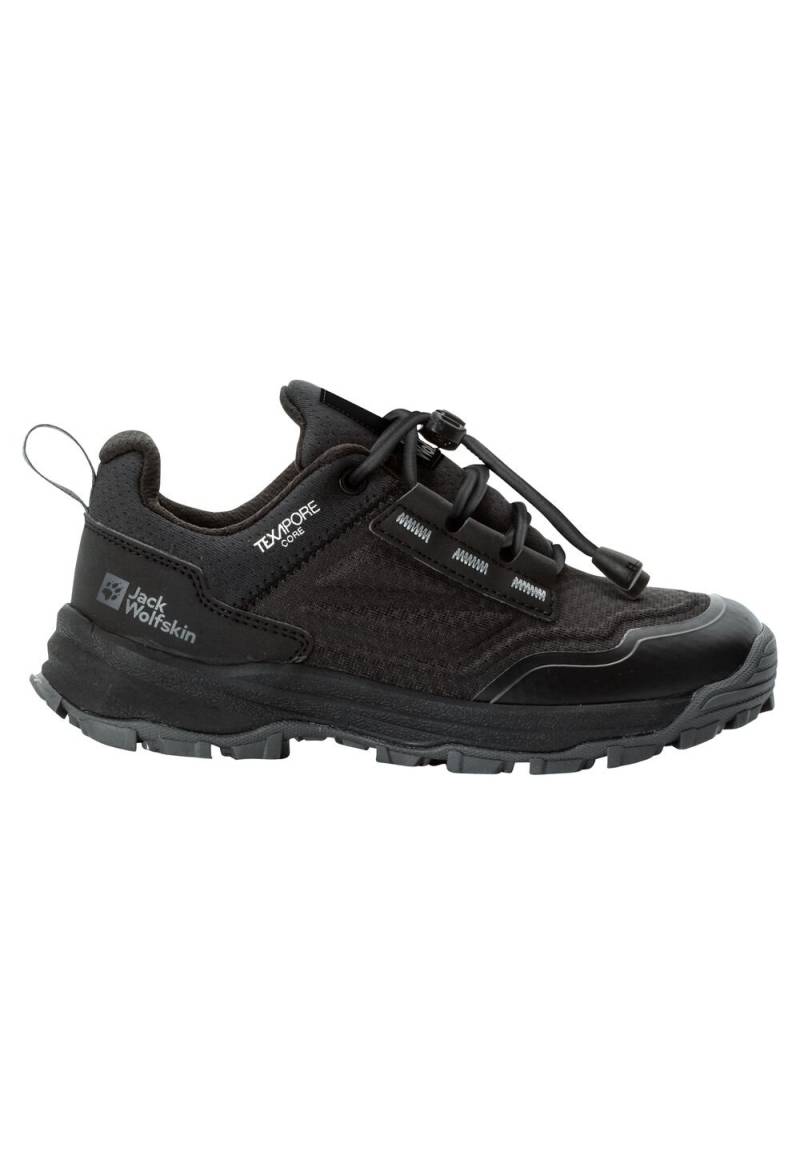 Jack Wolfskin Wasserdichte Wanderschuhe Kinder Cyrox Texapore Low Kids 38 schwarz black von Jack Wolfskin