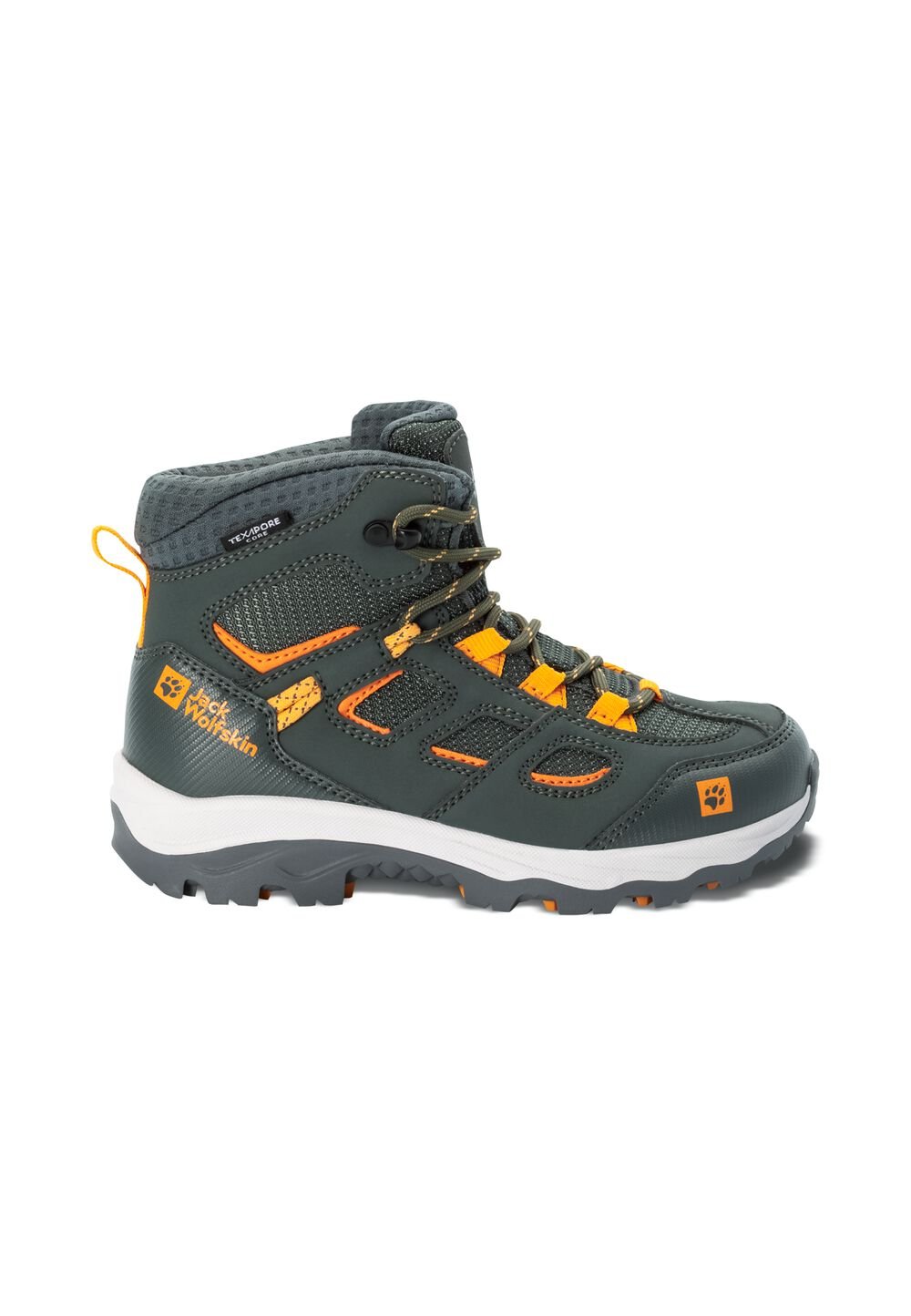 Jack Wolfskin Wasserdichte Wanderschuhe Kinder Vojo Texapore Mid Kids 29 grau slate green von Jack Wolfskin