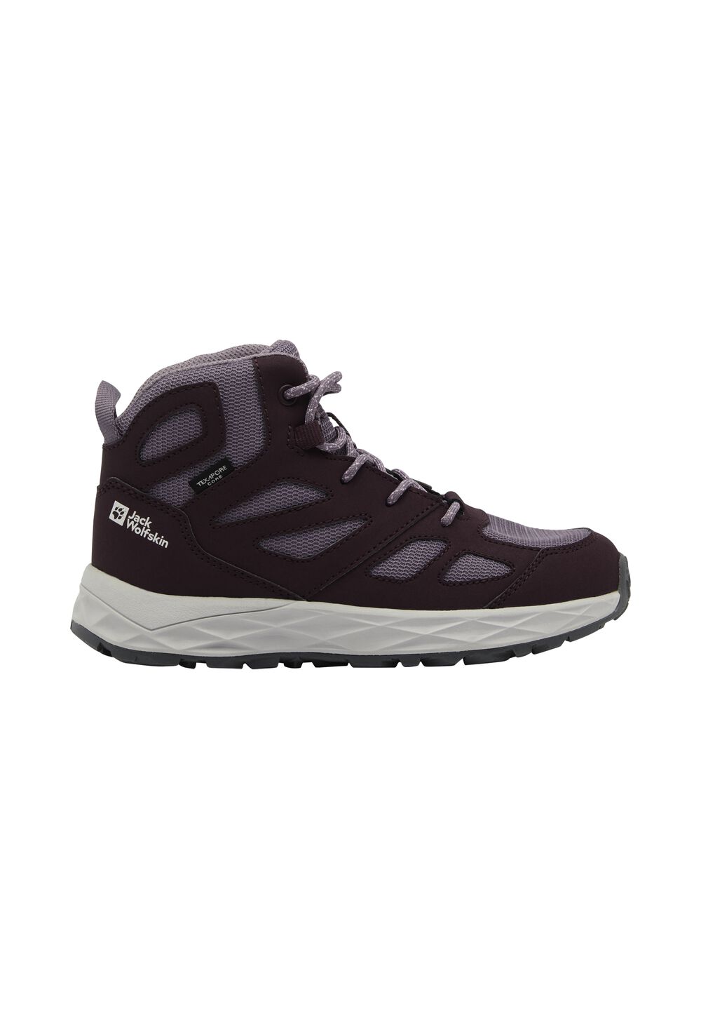 Jack Wolfskin Wasserdichte Wanderschuhe Kinder Woodland 2 Texapore Mid Kids 32 boysenberry boysenberry von Jack Wolfskin