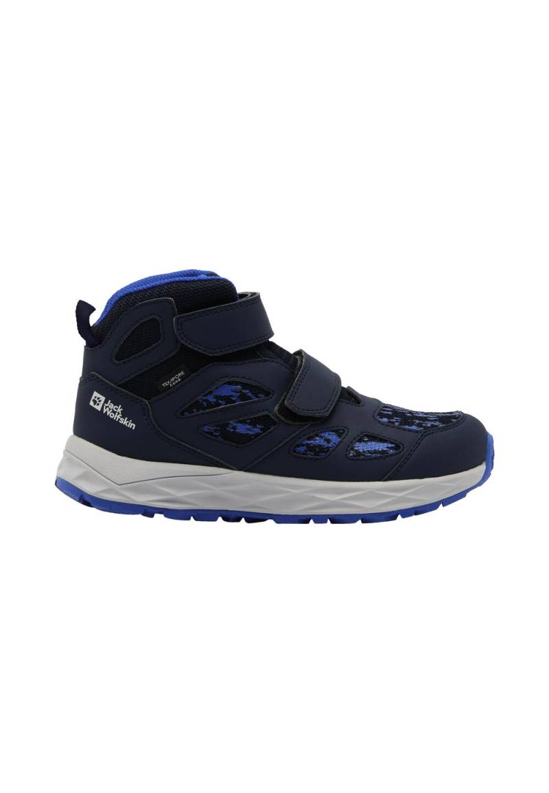 Jack Wolfskin Wasserdichte Wanderschuhe Kinder Woodland 2 Texapore Mid VC Kids 26 blau night blue von Jack Wolfskin