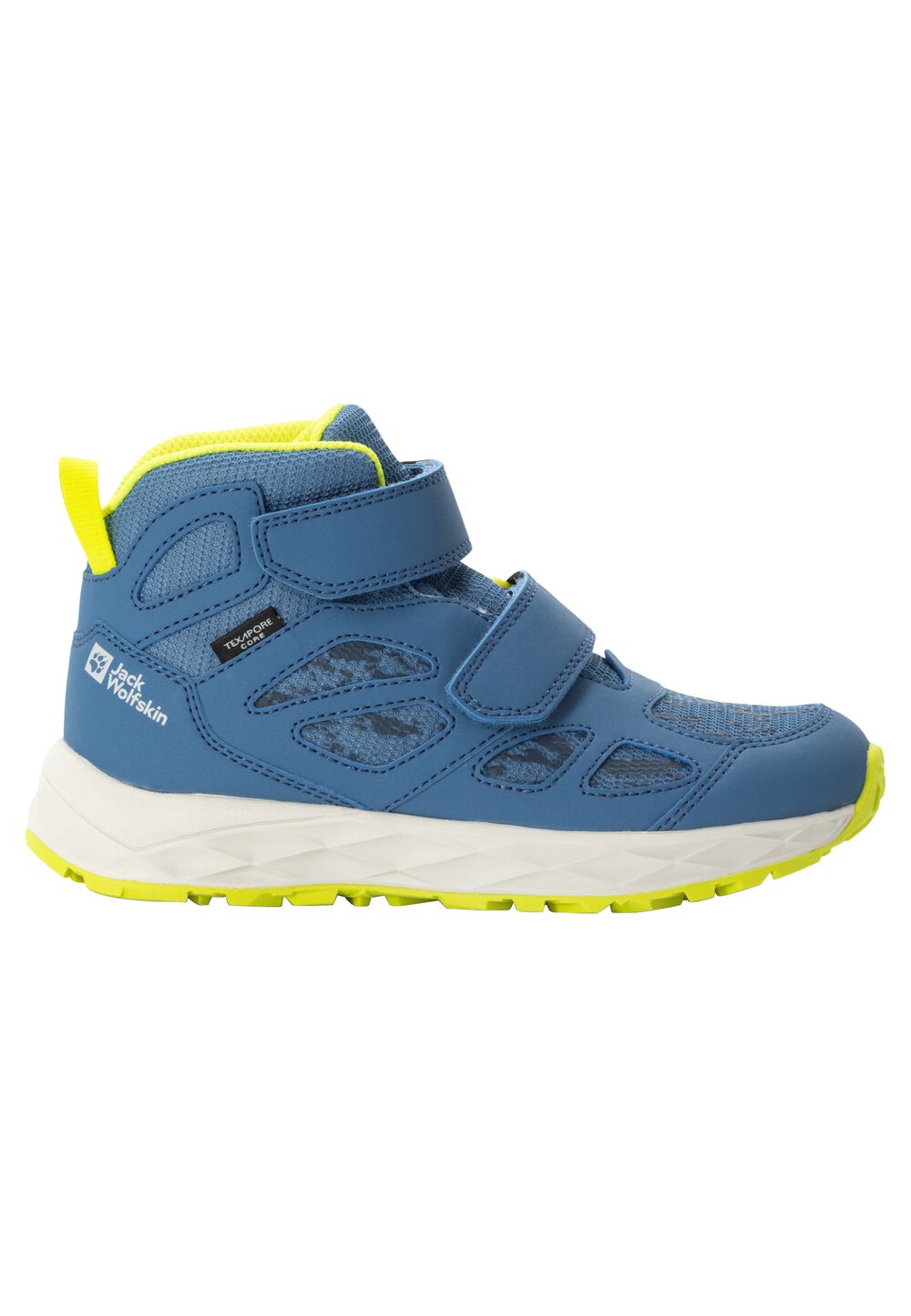 Jack Wolfskin Wasserdichte Wanderschuhe Kinder Woodland 2 Texapore Mid VC Kids 27 elemental blue elemental blue von Jack Wolfskin