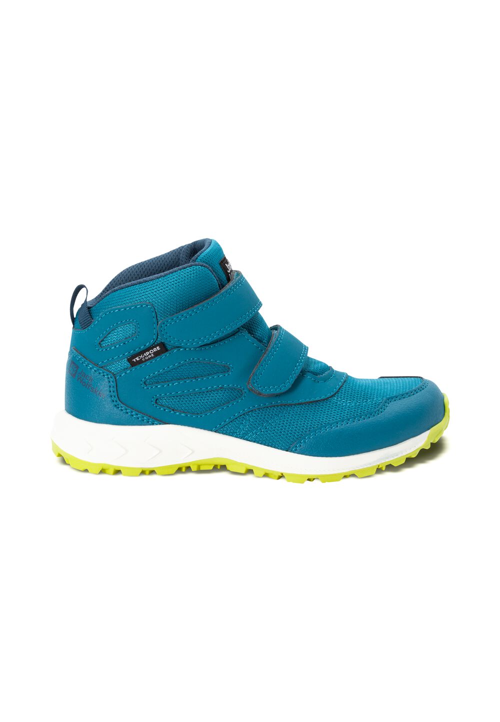 Jack Wolfskin Wasserdichte Wanderschuhe Kinder Woodland Texapore Mid VC Kids 40 scuba scuba von Jack Wolfskin