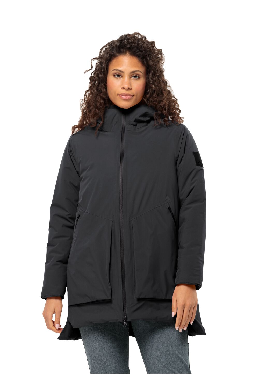 Jack Wolfskin Wasserdichte Winterjacke Damen Luisenplatz Jacket Women L phantom Phantom von Jack Wolfskin