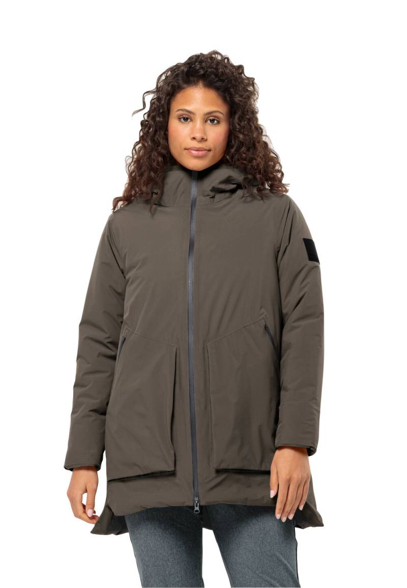 Jack Wolfskin Wasserdichte Winterjacke Damen Luisenplatz Jacket Women M cold coffee cold coffee von Jack Wolfskin