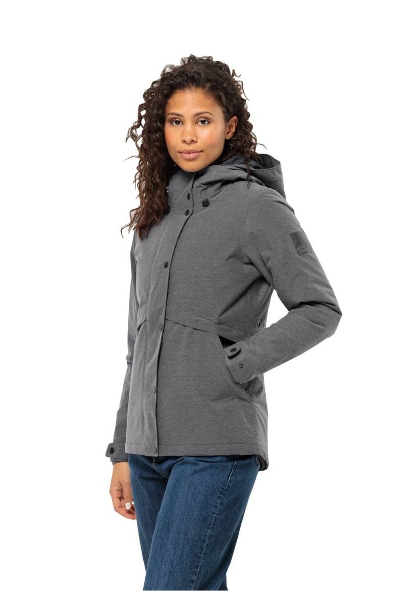 Jack Wolfskin Wasserdichte Winterjacke Damen Snowy Park Jacket Women L black black von Jack Wolfskin