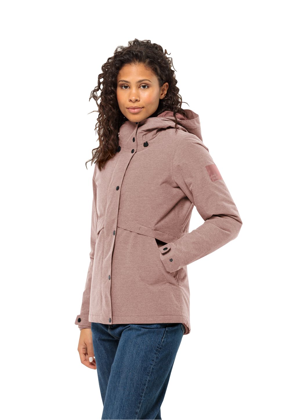 Jack Wolfskin Wasserdichte Winterjacke Damen Snowy Park Jacket Women M afterglow afterglow von Jack Wolfskin