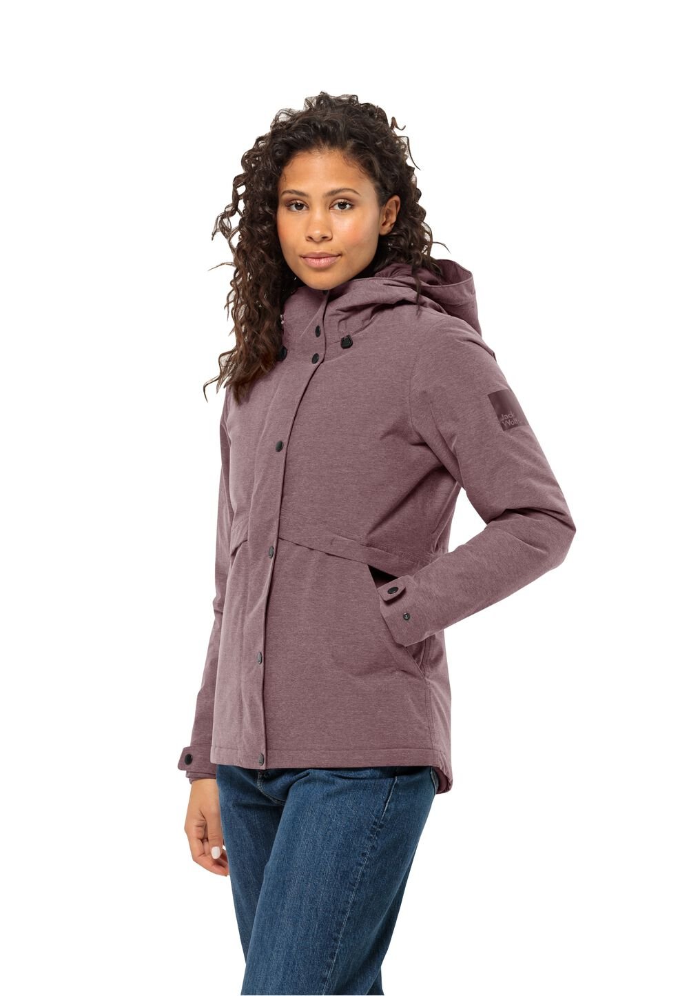 Jack Wolfskin Wasserdichte Winterjacke Damen Snowy Park Jacket Women M boysenberry boysenberry von Jack Wolfskin