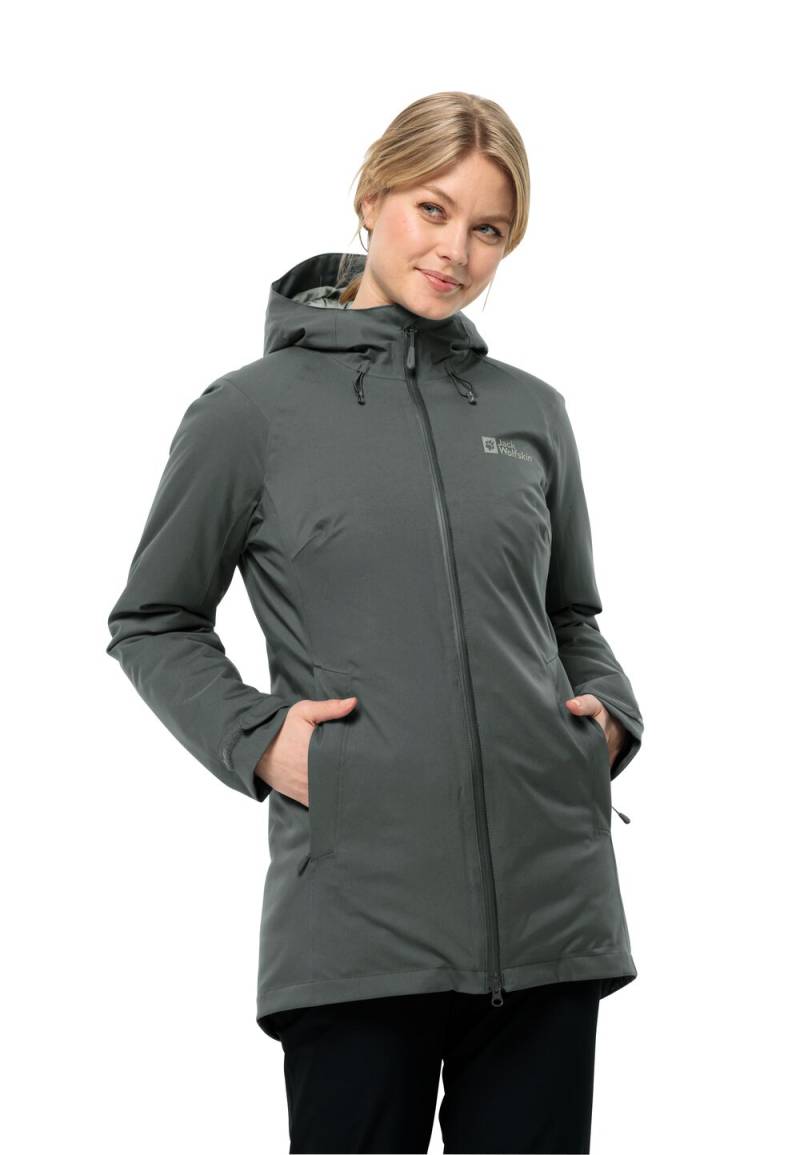 Jack Wolfskin Wasserdichte Winterjacke Damen Stirnberg Ins Jacket Women M slate green slate green von Jack Wolfskin