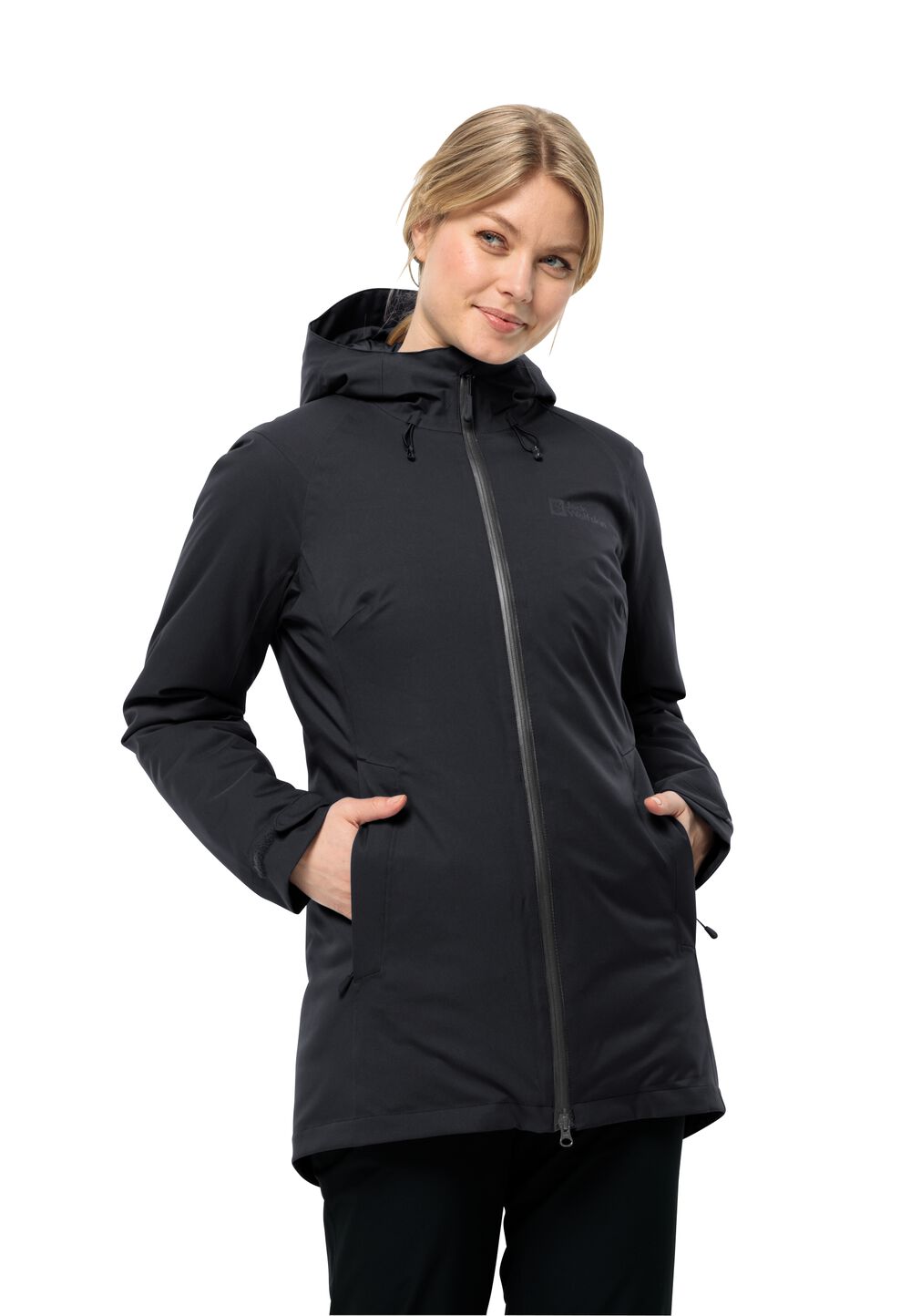 Jack Wolfskin Wasserdichte Winterjacke Damen Stirnberg Ins Jacket Women XS black black von Jack Wolfskin