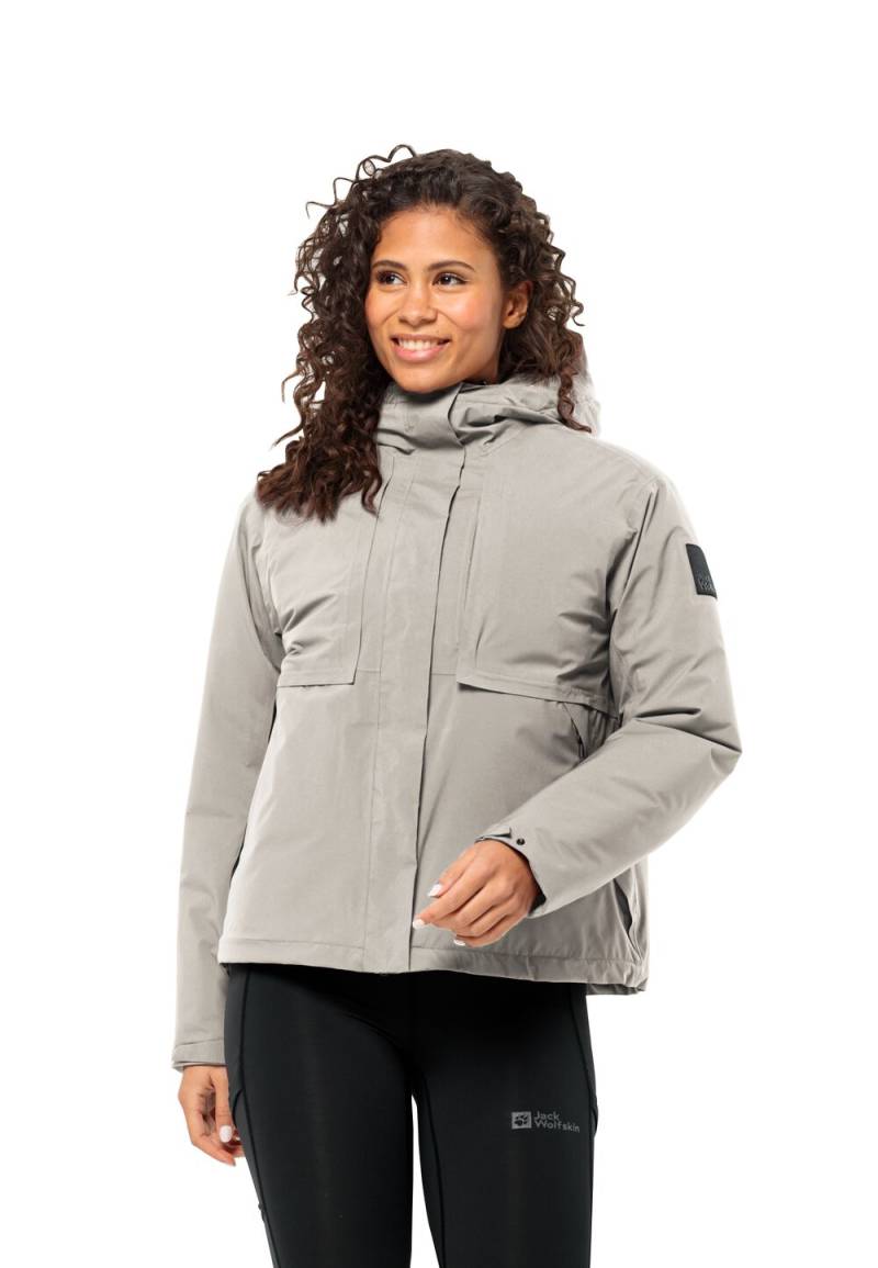 Jack Wolfskin Wasserdichte Winterjacke Damen Wandermood Jacket Women M dusty grey dusty grey von Jack Wolfskin