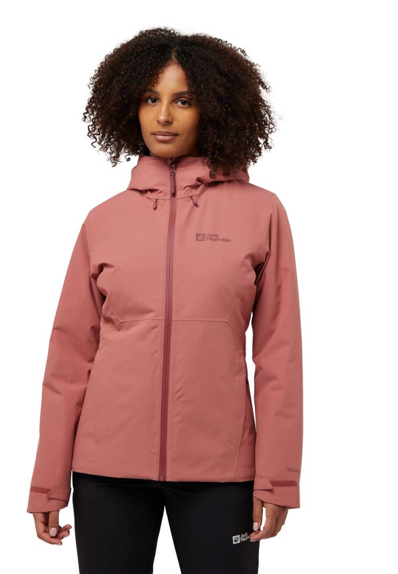 Jack Wolfskin Wasserdichte Winterjacke Damen Wisper Ins Jacket Women L mineral red mineral red von Jack Wolfskin