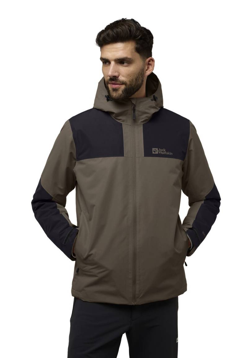 Jack Wolfskin Wasserdichte Winterjacke Herren Jasper Ins Jacket Men L cold coffee cold coffee von Jack Wolfskin