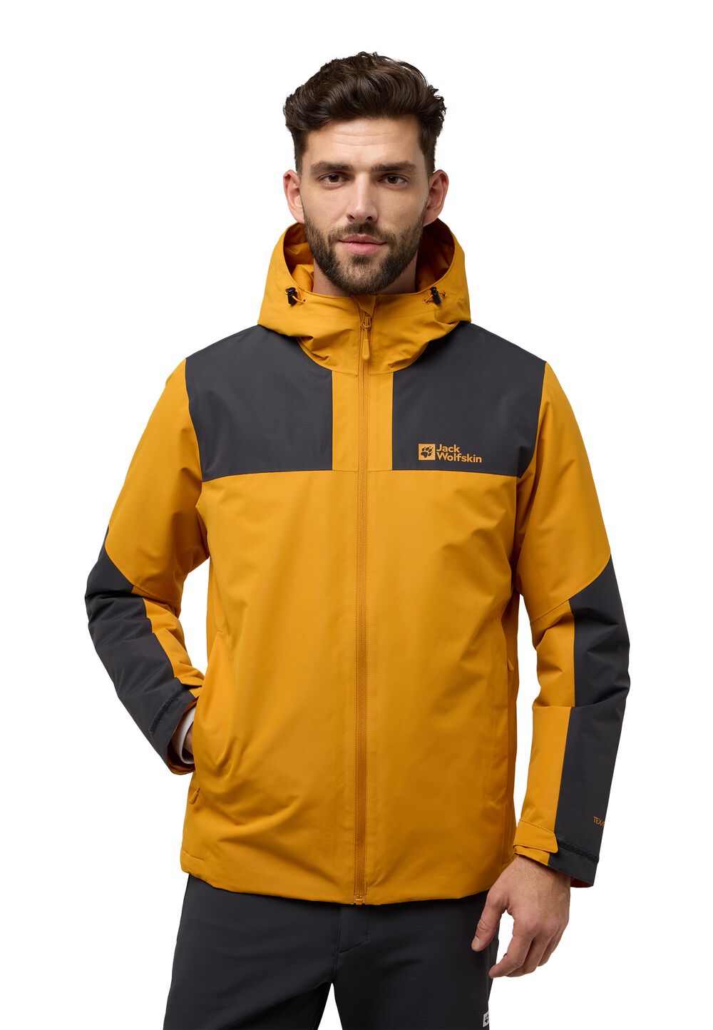 Jack Wolfskin Wasserdichte Winterjacke Herren Jasper Ins Jacket Men L safflower safflower von Jack Wolfskin