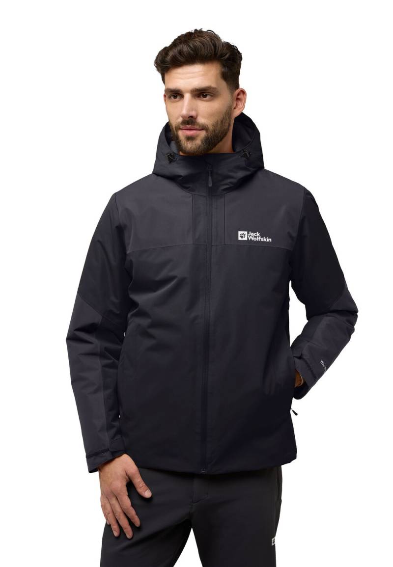 Jack Wolfskin Wasserdichte Winterjacke Herren Jasper Ins Jacket Men M black black von Jack Wolfskin