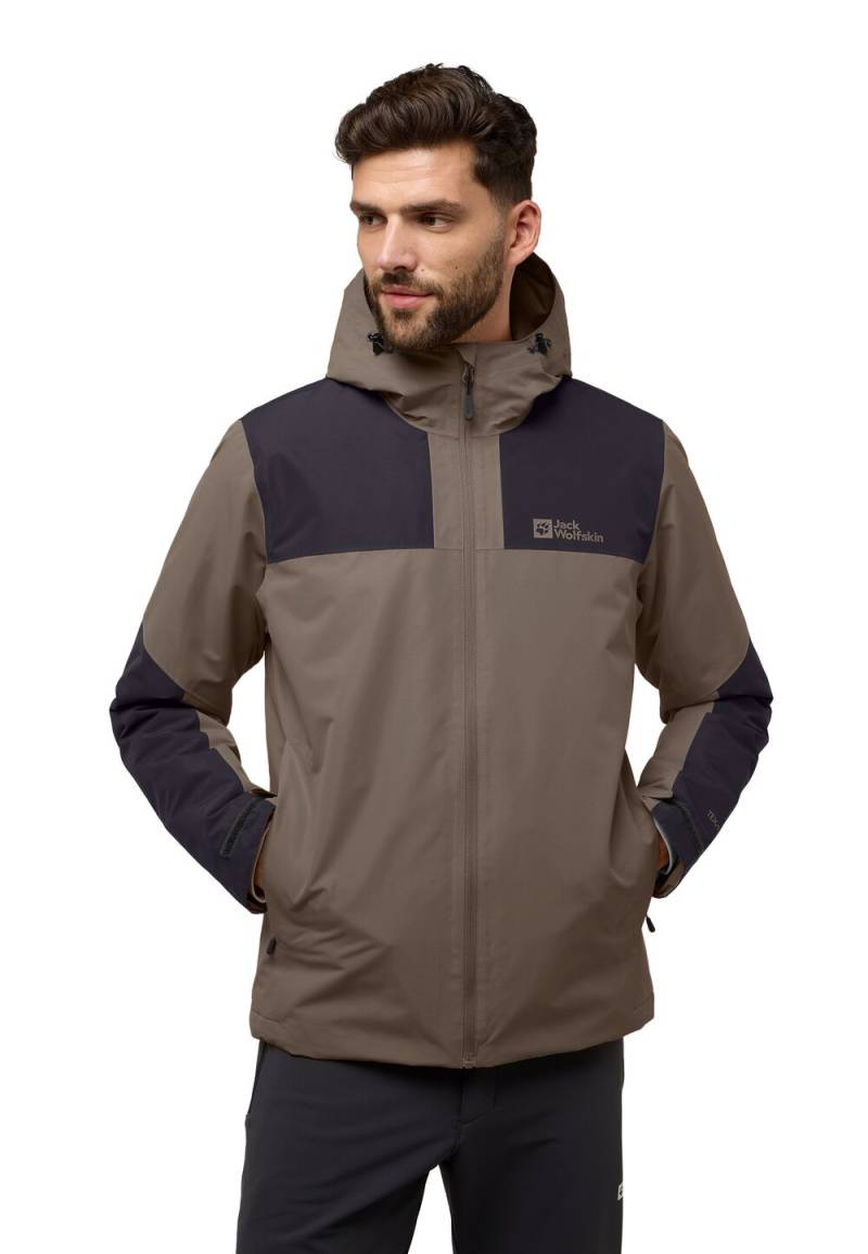 Jack Wolfskin Wasserdichte Winterjacke Herren Jasper Ins Jacket Men M cold coffee cold coffee von Jack Wolfskin