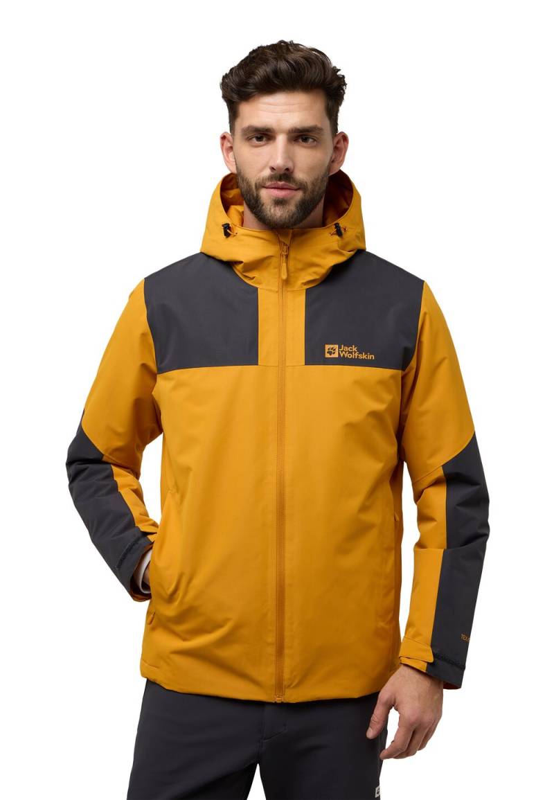 Jack Wolfskin Wasserdichte Winterjacke Herren Jasper Ins Jacket Men XL safflower safflower von Jack Wolfskin