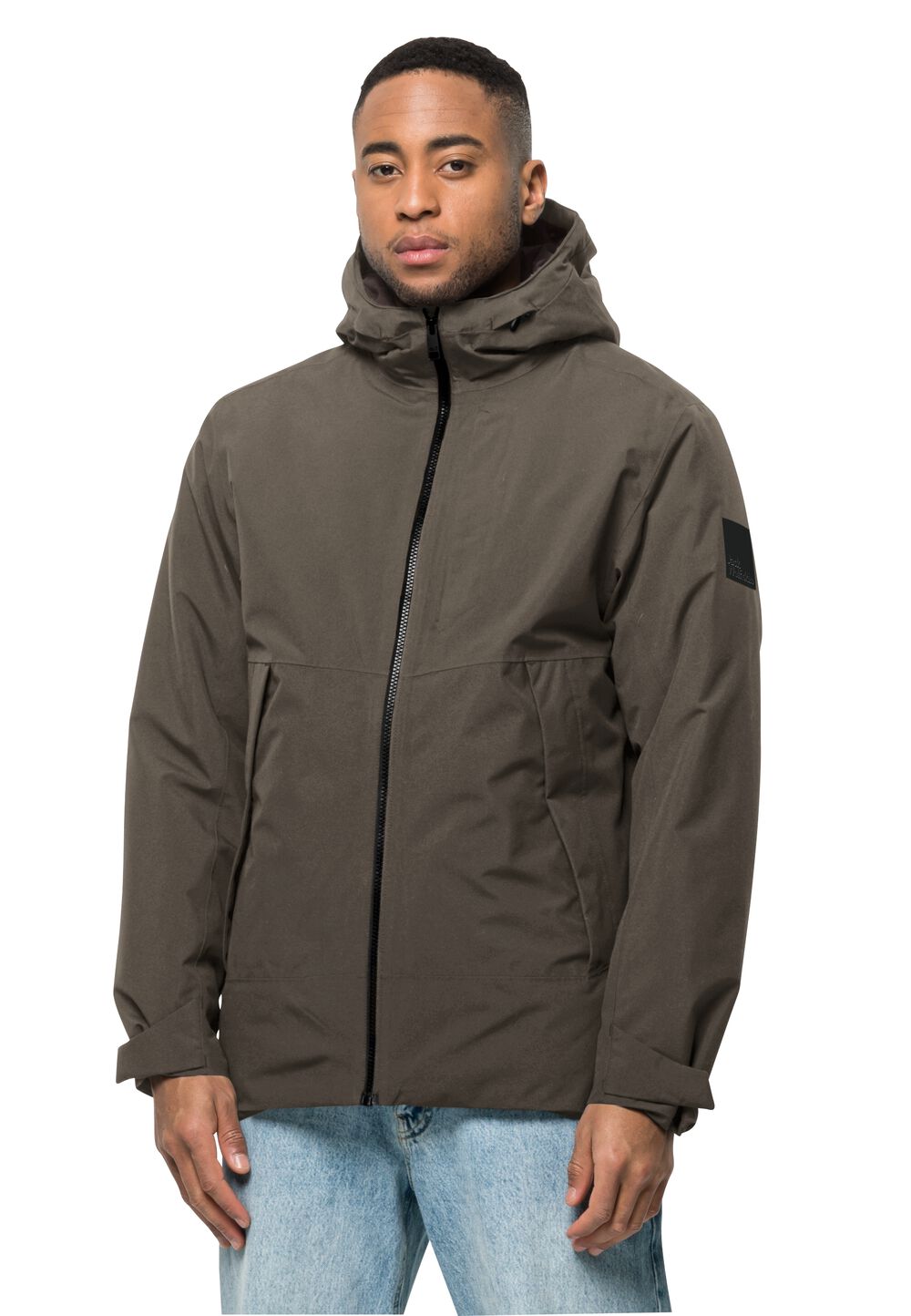 Jack Wolfskin Wasserdichte Winterjacke Herren Tempelhof Jacket Men M cold coffee cold coffee von Jack Wolfskin