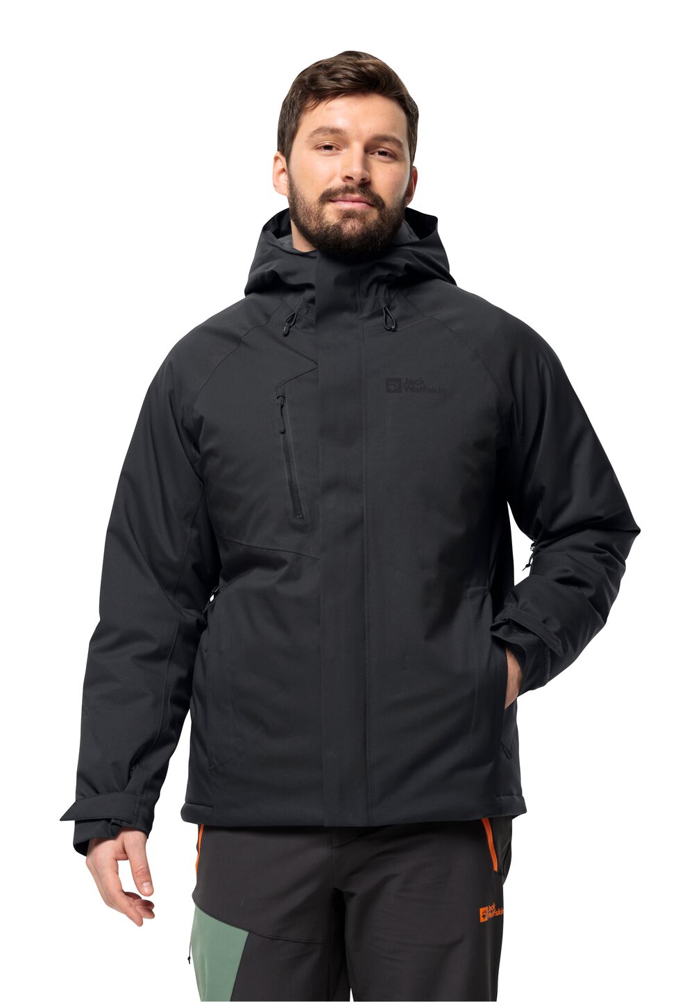 Jack Wolfskin Wasserdichte Winterjacke Herren Troposphere Ins Jacket Men XXXL black black von Jack Wolfskin