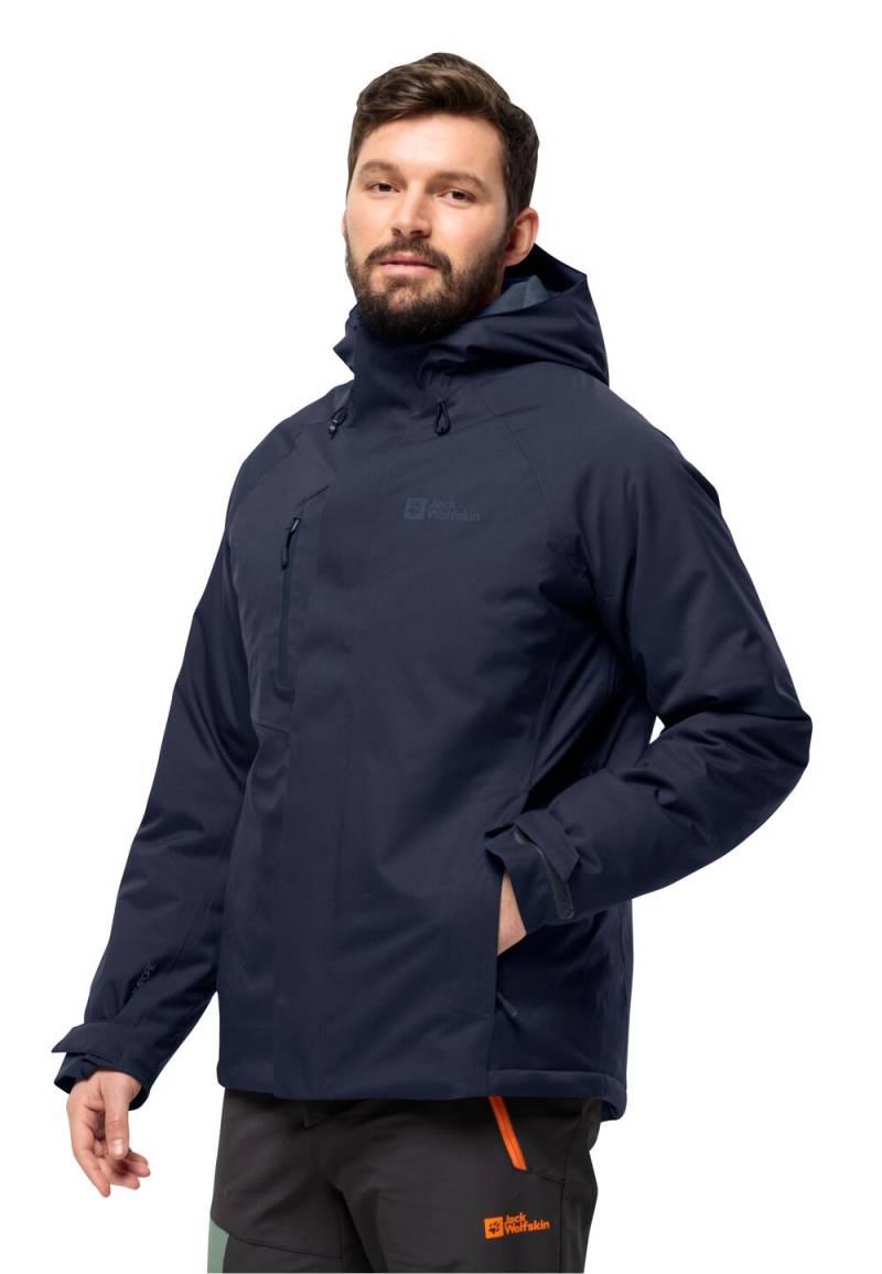 Jack Wolfskin Wasserdichte Winterjacke Herren Troposphere Ins Jacket Men L blau night blue von Jack Wolfskin