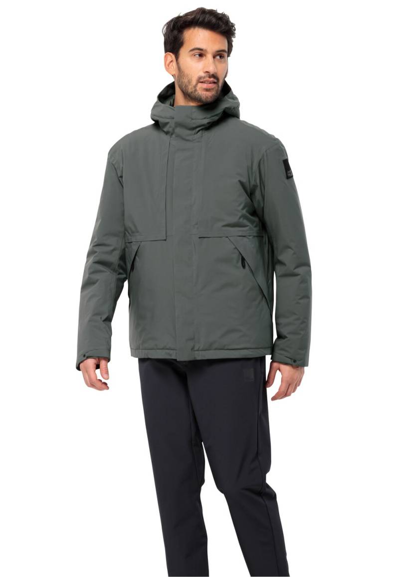 Jack Wolfskin Wasserdichte Winterjacke Herren Wandermood Jacket Men XXXL slate green slate green von Jack Wolfskin