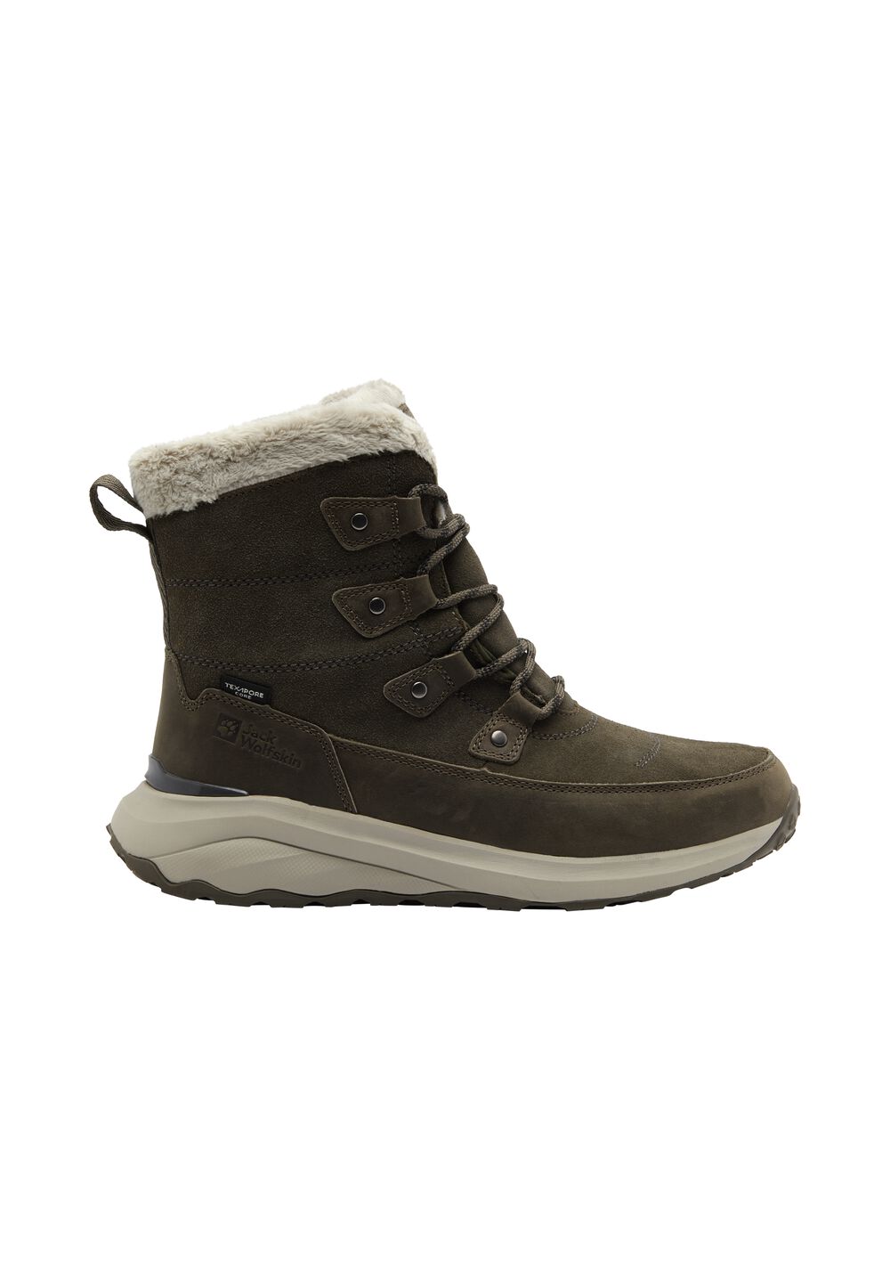 Jack Wolfskin Wasserdichte Winterschuhe Damen Dromoventure Texapore High Women 35.5 cold coffee cold coffee von Jack Wolfskin