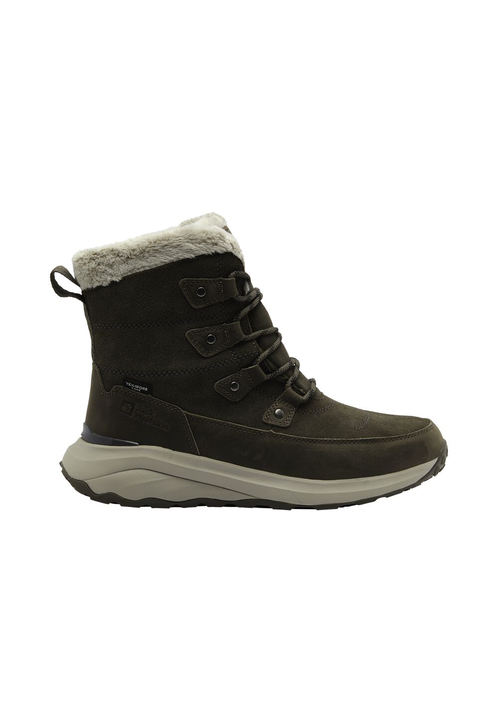 Jack Wolfskin Wasserdichte Winterschuhe Damen Dromoventure Texapore High Women 42.5 cold coffee cold coffee von Jack Wolfskin