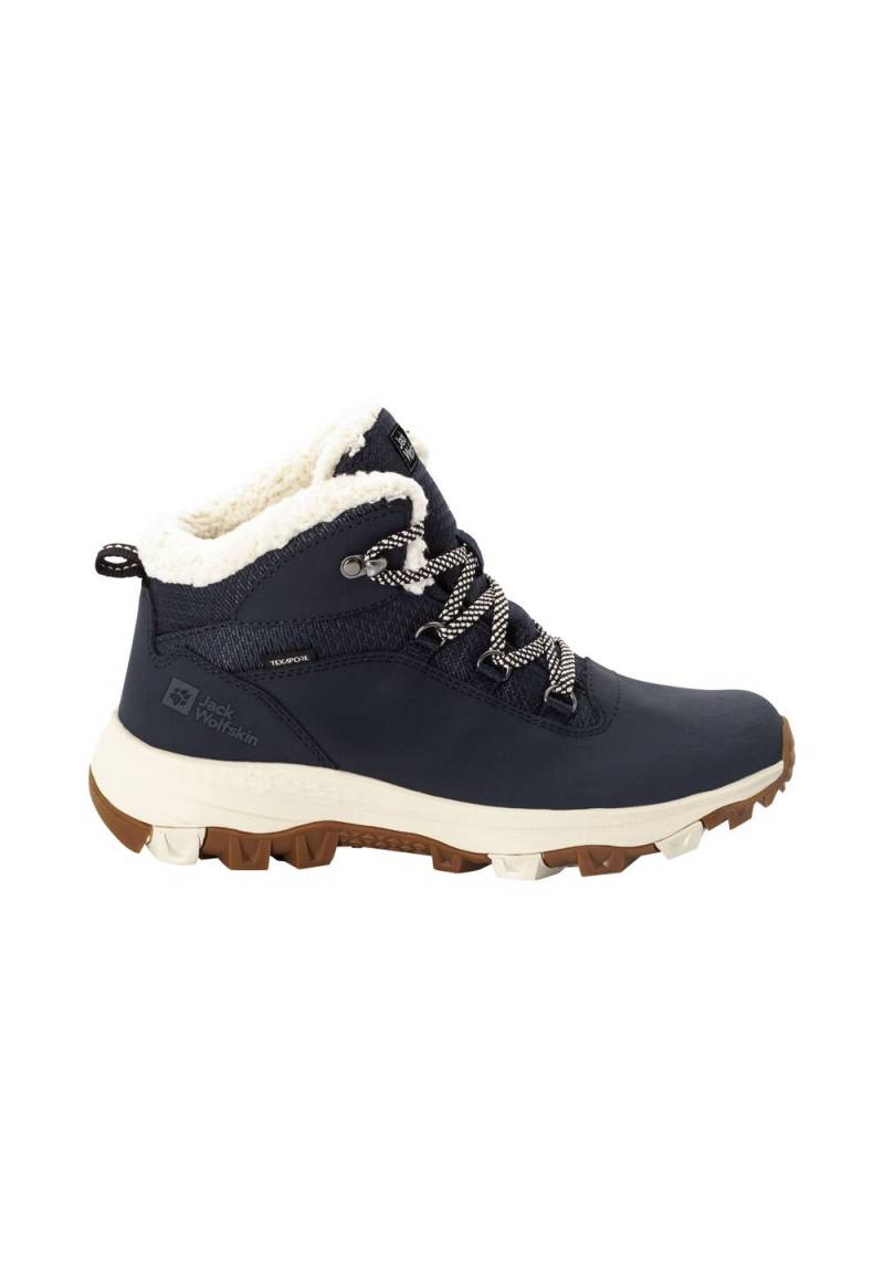 Jack Wolfskin Wasserdichte Winterschuhe Damen Everquest Texapore Mid Women 37 dark blue / off-white Dark Blue / Off-White von Jack Wolfskin